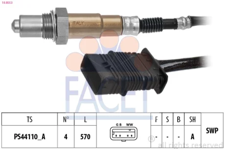 Автозапчастина FACET 10.8553