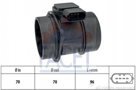 Автозапчастина FACET 10.1358