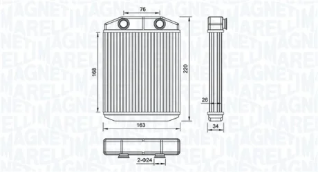 Автозапчастина MAGNETI MARELLI 350218516000
