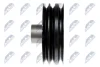 Шкив коленвала двигателя mazda bt50 2.5d 06 ford ranger 2.5d 06,wl8411401 NTY RKP-MZ-012 (фото 3)