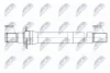 Вал привода полуоси промежуточный hyundai ix35/tucson 10my 495602S250 NTY NWP-HY-506 (фото 3)