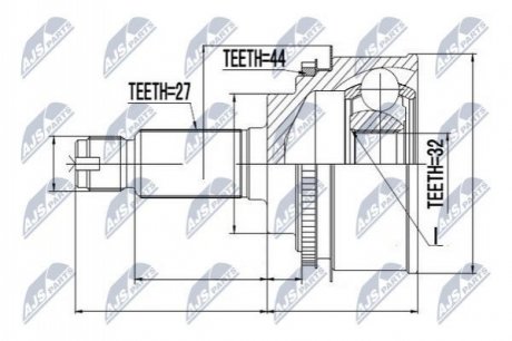 Автозапчастина NTY NPZ-SB-012
