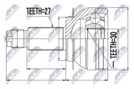 Автозапчастина NTY NPZ-SB-009