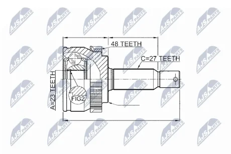 Автозапчастина NTY NPZ-HY-547