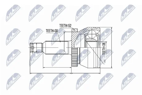 Автозапчастина NTY NPZ-HY-504