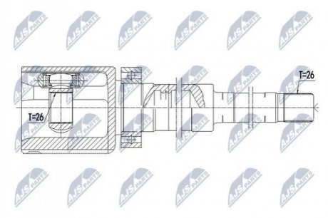 Автозапчастина NTY NPW-VV-082