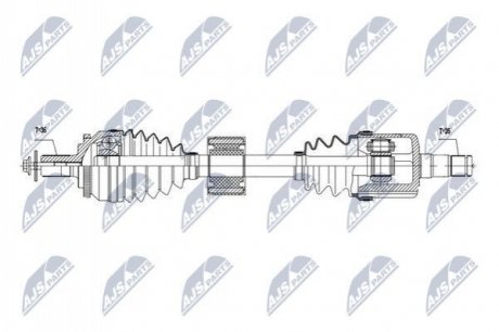 Автозапчастина NTY NPW-VV-037