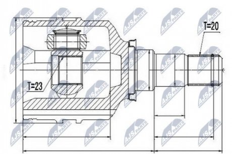 Автозапчастина NTY NPW-TY-059