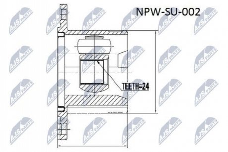 Автозапчастина NTY NPW-SU-002