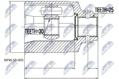 Автозапчастина NTY NPW-SB-005