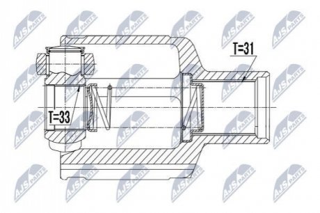 Автозапчастина NTY NPW-RE-060