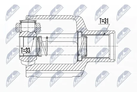 Автозапчастина NTY NPW-RE-060