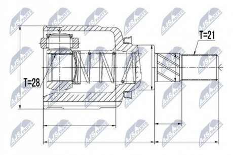 Автозапчастина NTY NPW-RE-053