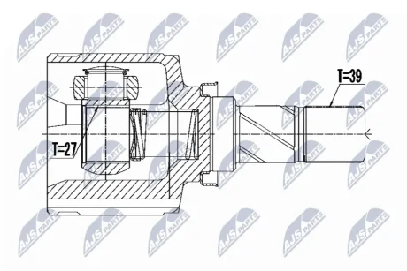 Шрус полуоси NTY NPW-PL-058