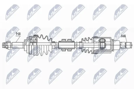 Автозапчастина NTY NPW-NS-152