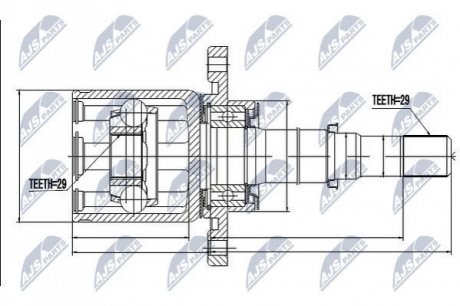 Автозапчастина NTY NPW-NS-046
