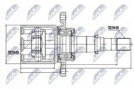 Автозапчастина NTY NPW-NS-045