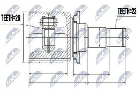 Автозапчастина NTY NPW-MS-044