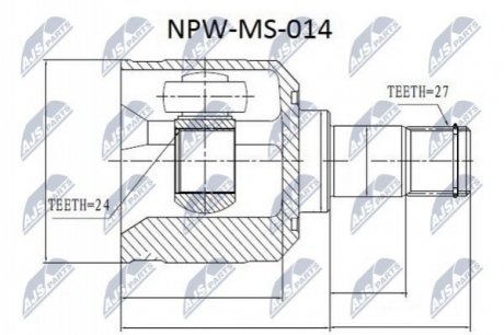 Автозапчастина NTY NPW-MS-014