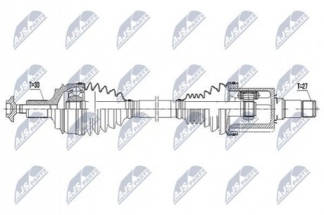 Автозапчастина NTY NPW-ME-076