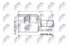 Внутренний шрус mercedes cklasa 203 4matic 0005 eklasa w211 4matic 0209,2113301801 NTY NPW-ME-002 (фото 1)