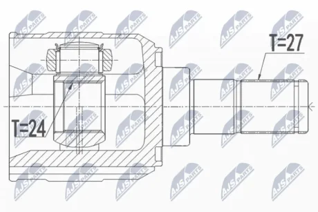 Автозапчастина NTY NPW-KA-365