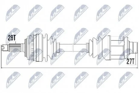 Автозапчастина NTY NPW-HD-036