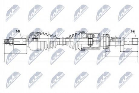 Автозапчастина NTY NPW-FR-074