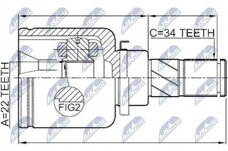 Автозапчастина NTY NPW-FR-051