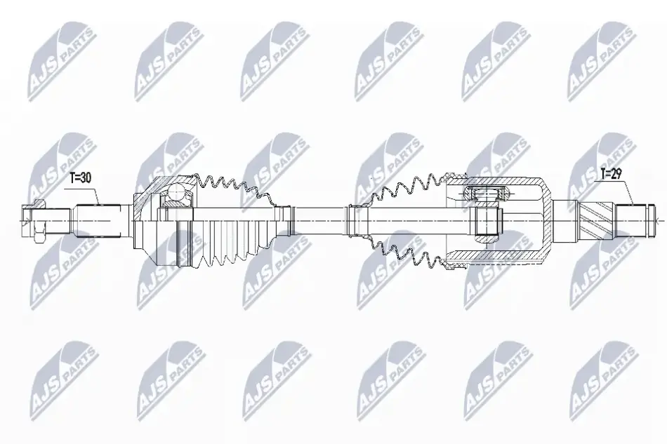 Автозапчастина NTY NPW-CH-114 (фото 1)