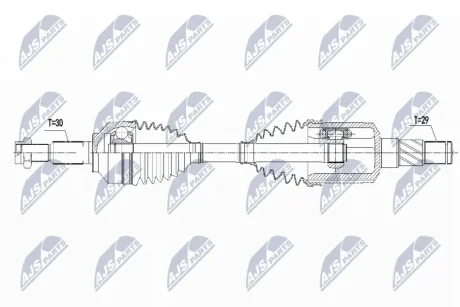 Автозапчастина NTY NPW-CH-114