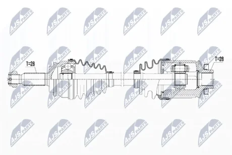 Автозапчастина NTY NPW-CH-054