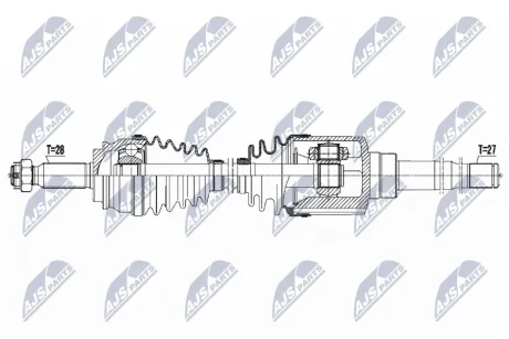 Автозапчастина NTY NPW-CH-044
