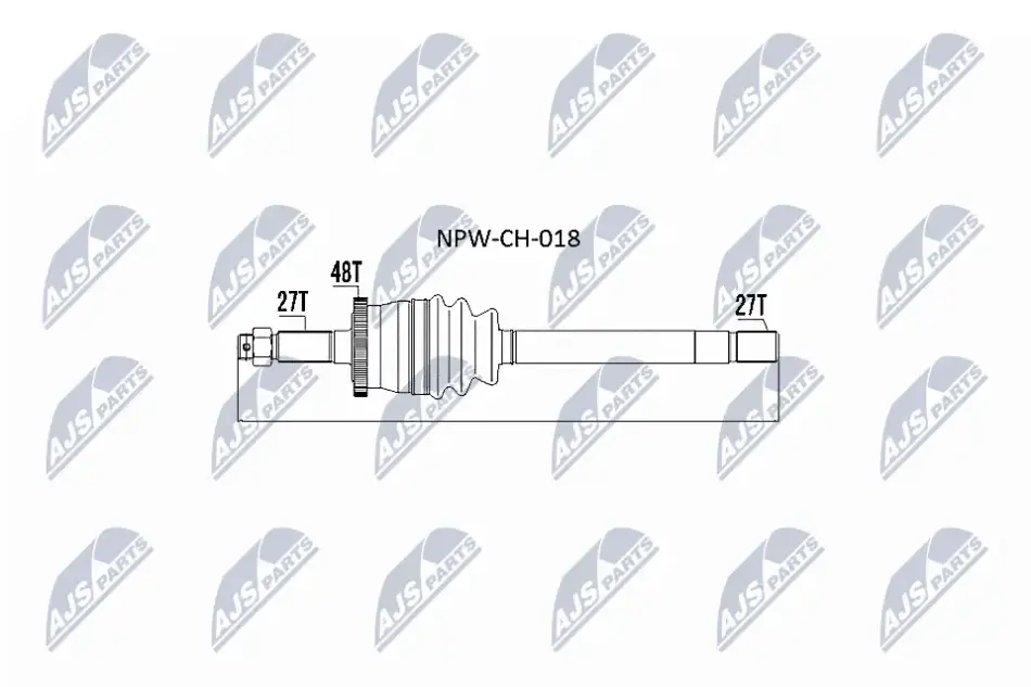 Автозапчастина NTY NPW-CH-018 (фото 1)