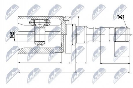 Автозапчастина NTY NPW-BM-010