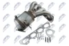 Катализатор opel astra h 1.6 1.8 2006,12992393 NTY KATPL006 (фото 1)