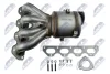 Катализатор opel astra h 1.6 1.8 2006,12992393 NTY KATPL006 (фото 4)