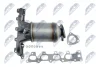 Катализатор opel astra h 1.6 2004 meriva a 1.6 2006,55559624 NTY KAT-PL-002 (фото 6)