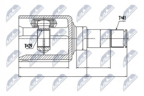 Автозапчастина NTY NPW-FR-077