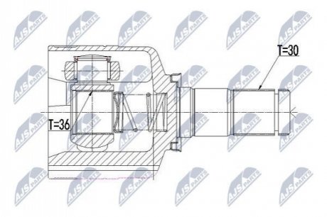 Автозапчастина NTY NPW-RE-092