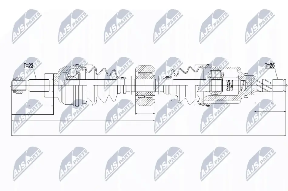 Автозапчастина NTY NPW-RE-056 (фото 1)