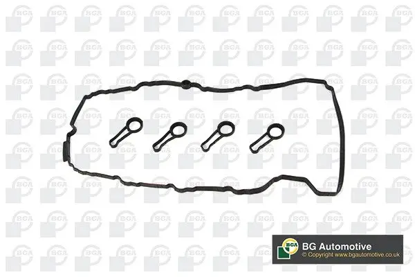 Прокладка клапанної кришки (к-кт) BMW 1/2/3/4/5/X1/X3 2.0 d 03- BGA RK2330 (фото 1)
