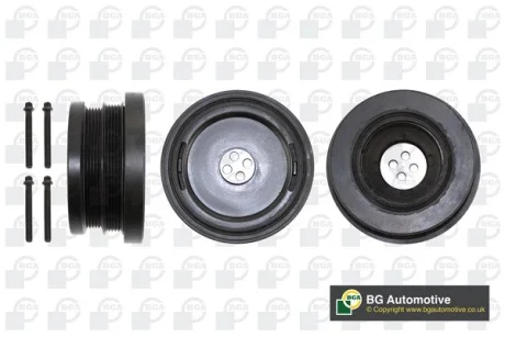 Шкив коленвала 3(E46)/ 5(E39)/ X5(E53)/ Omega B 2.5/3.0D 98-05 (комплект) BGA DP3130K