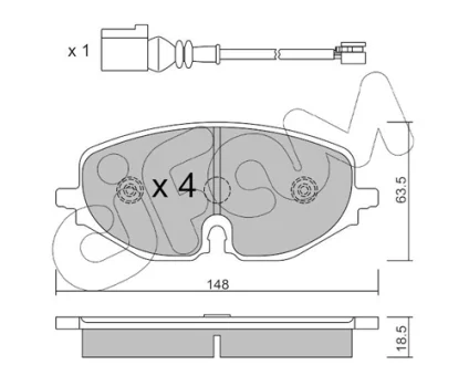 Автозапчастина CIFAM 822-1280-0