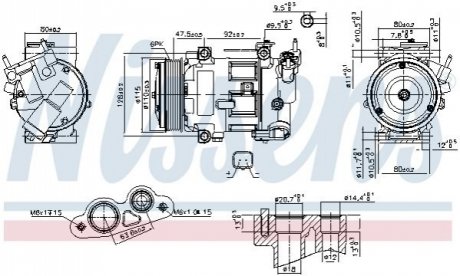 Автозапчастина NISSENS 890606