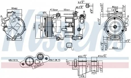 Автозапчастина NISSENS 890606