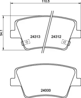 Автозапчастина BREMBO P 30 117