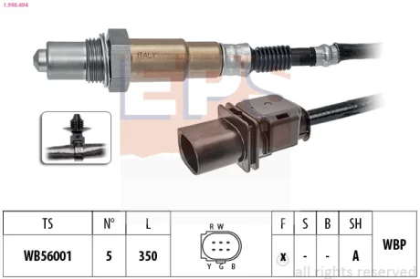 Автозапчастина EPS 1.998.494