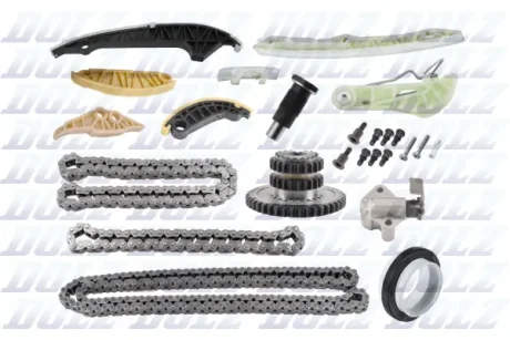 Комплект ланцюга ГРМ AUDI / VW / SEAT / SKODA 1.8/2.0 TFSI DOLZ SKCA009