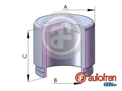 Поршень супорта пер. i30 16-/Ceed 18- (57x55mm)(Mobis) AUTOFREN D025818 (фото 1)